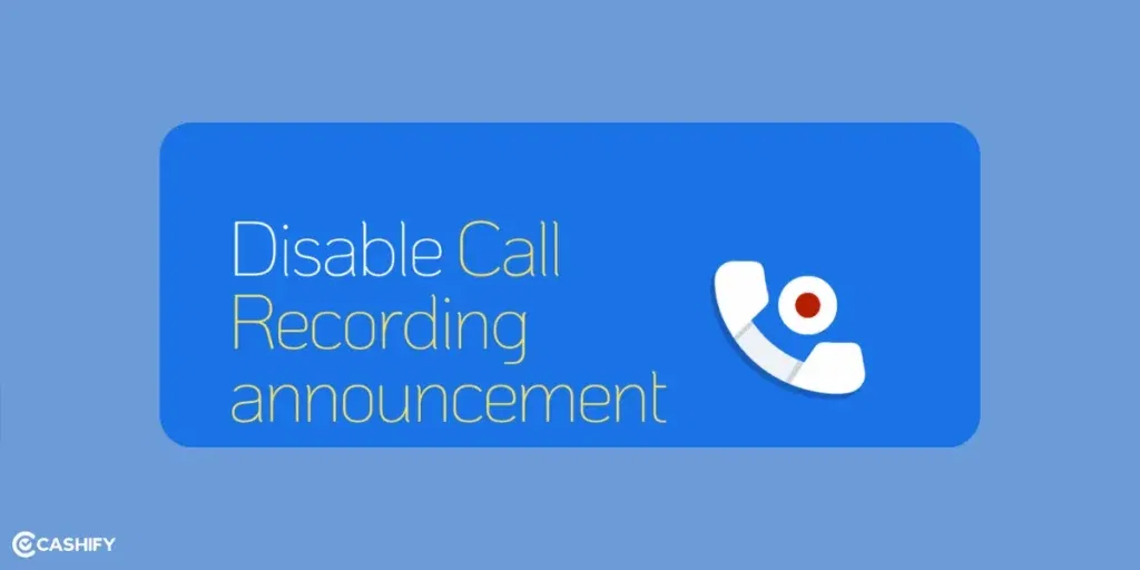 stop call recording announcement