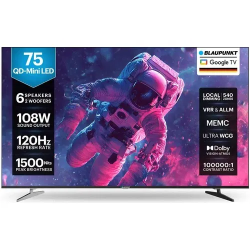 Blaupunkt BQD75Mini7088 75 inch (190 cm) QD-Mini LED 4K Front