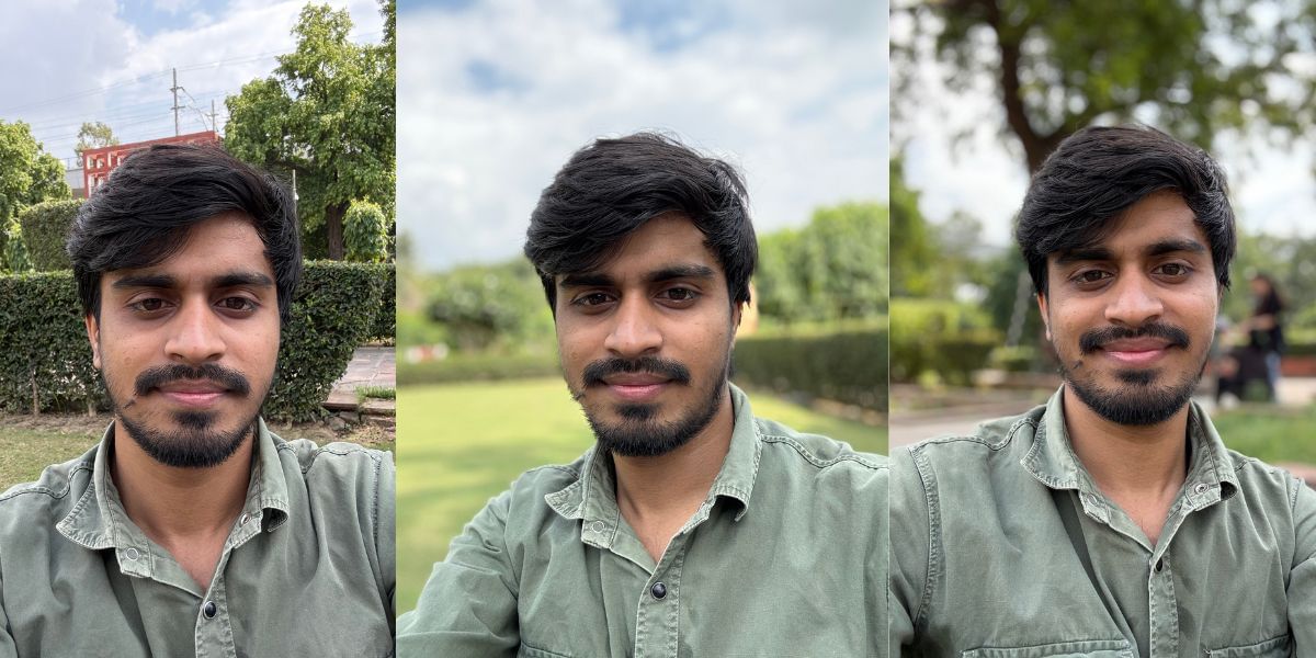 Apple iPhone 16 Pro front camera sample