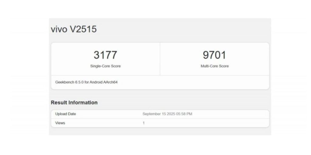 Vivo X300 results