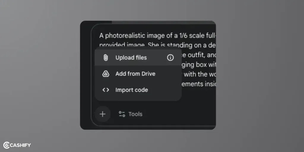 upload files on nano banana ai