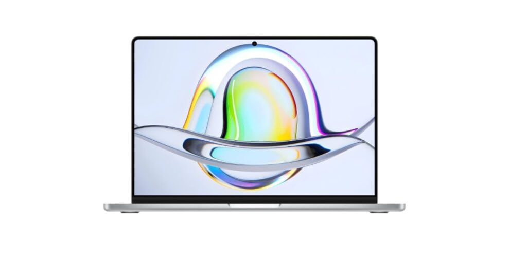 MacBook with touchscreen