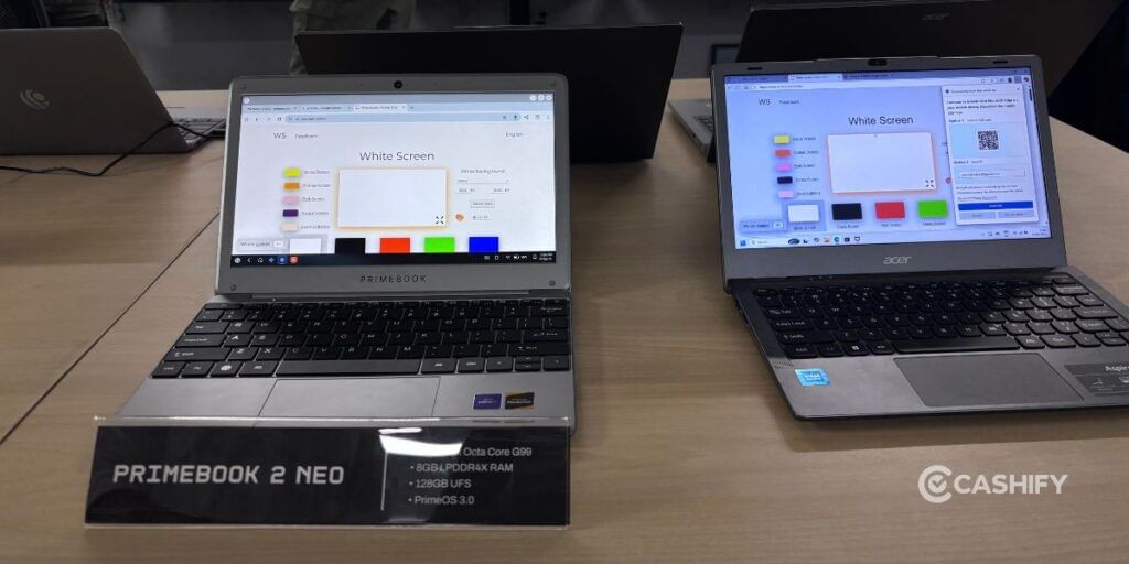 Primebook display comparison