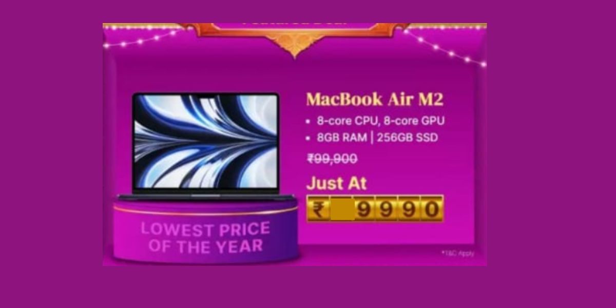 MacBook Air M2 Price Under 40000 In Flipkart BBD Sale: Full Deal Revealed!