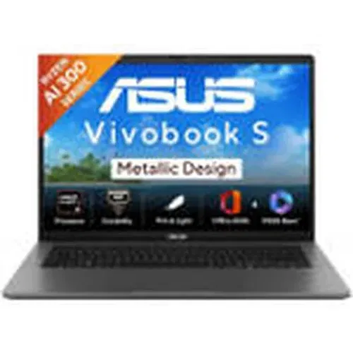 Asus VivoBook S14 M3407KA SF2501WS AMD Quad Core Ryzen AI 5 16 GB 512 GB SSD Windows 11 Front