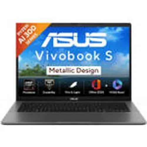 Asus VivoBook S14 M3407KA SF048WS AMD Octa Core Ryzen AI 7 16 GB 1 TB SSD Windows 11 Front