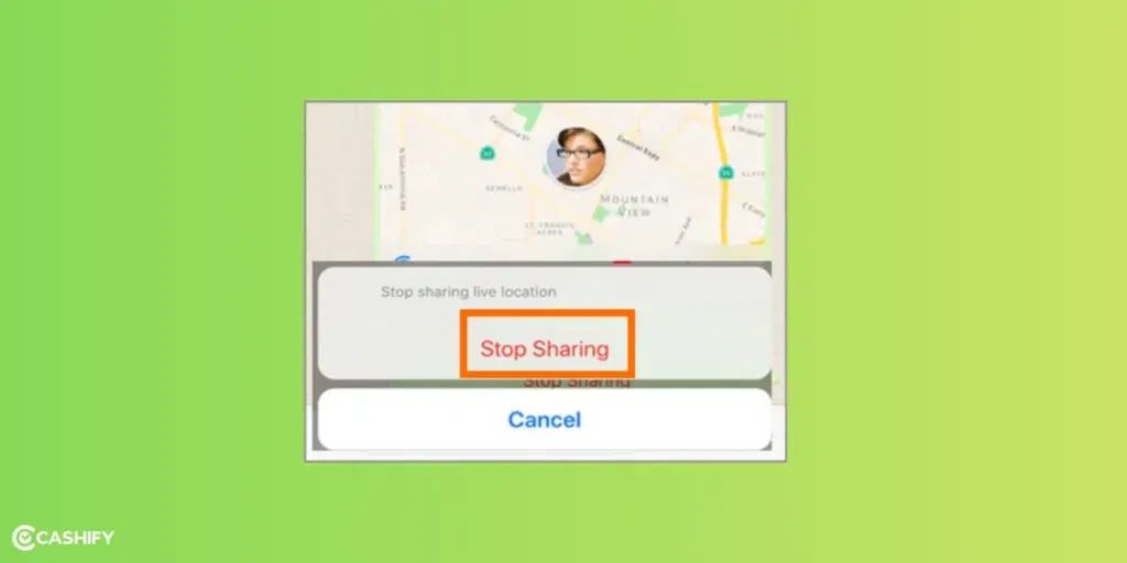 stop live location