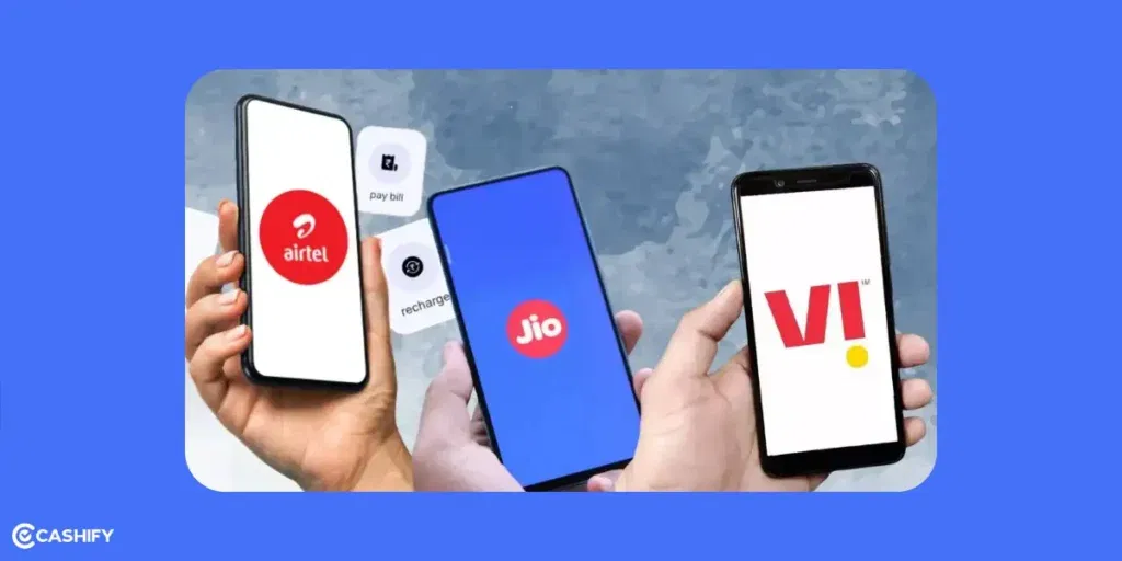 Jio airtel vi Annual Recharge Plans
