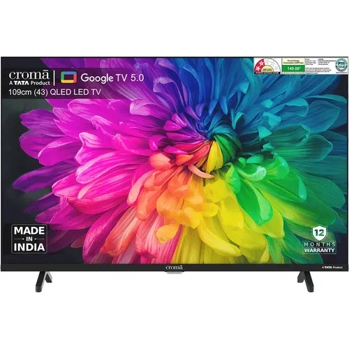 Croma CREL043UGQ333850 43 inch (109 cm) QLED 4K