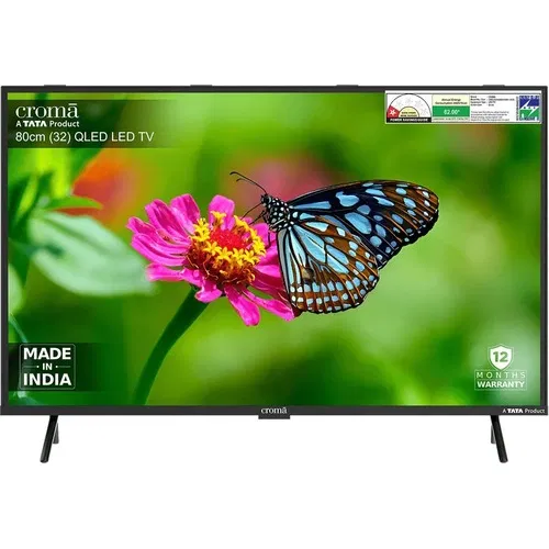 Croma CREL032HGQ333850 32 inch (81 cm) QLED HD-Ready Front