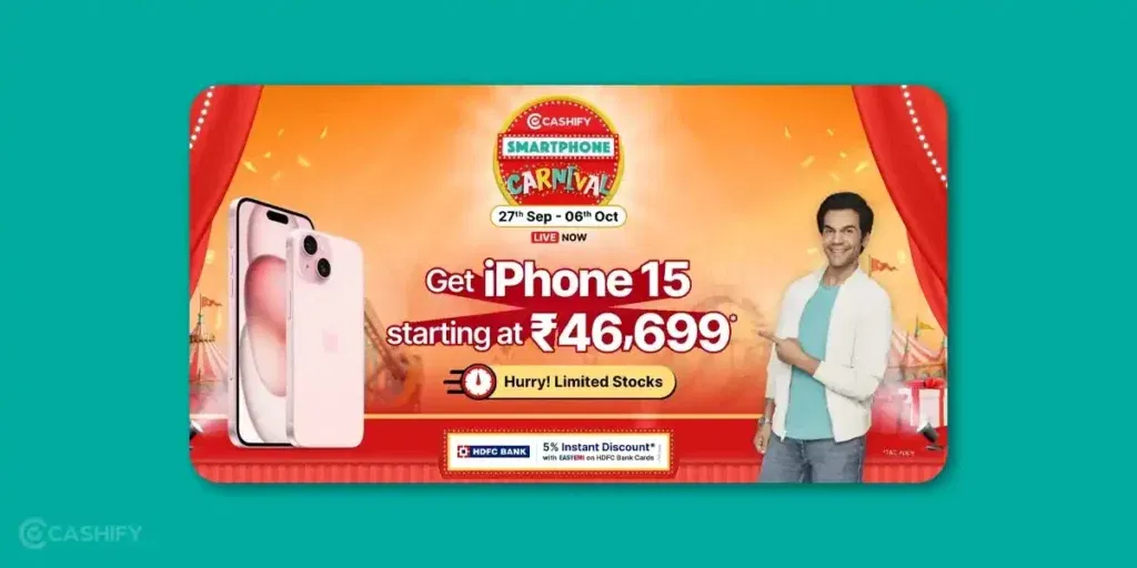 Cashify Carnival sale