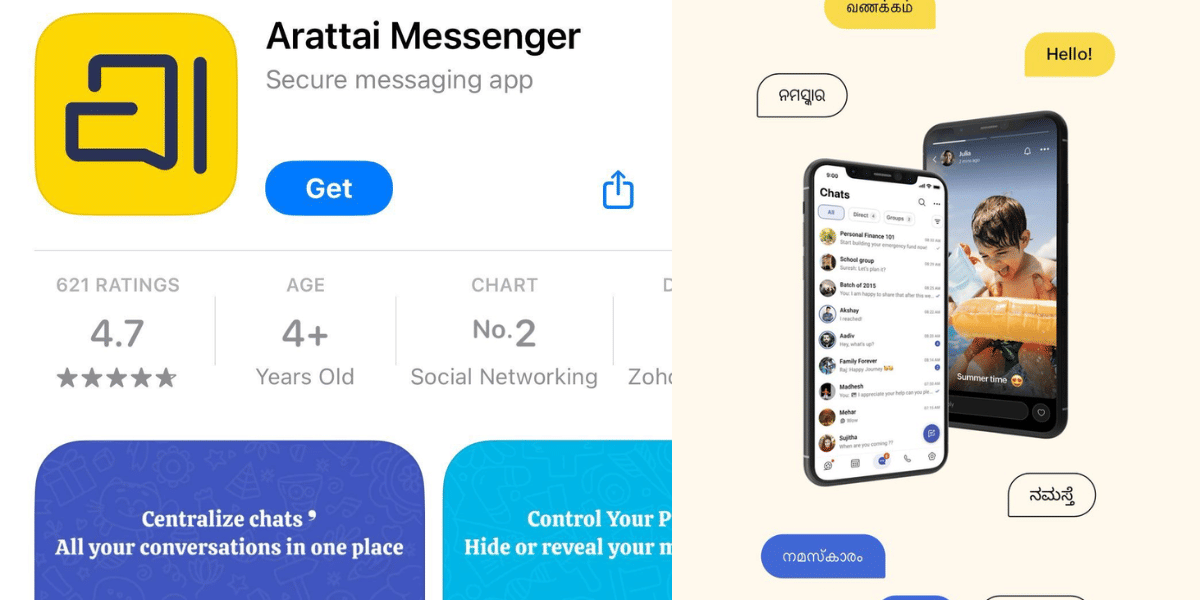 Arattai Beats WhatsApp To Become India’s Top WhatsApp Alternative