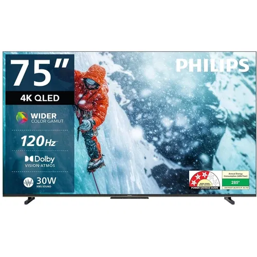 Philips 75PQT8100/94 75 inch (190 cm) QLED 4K Front