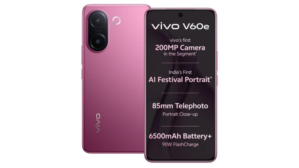 vivo v60e specs features price