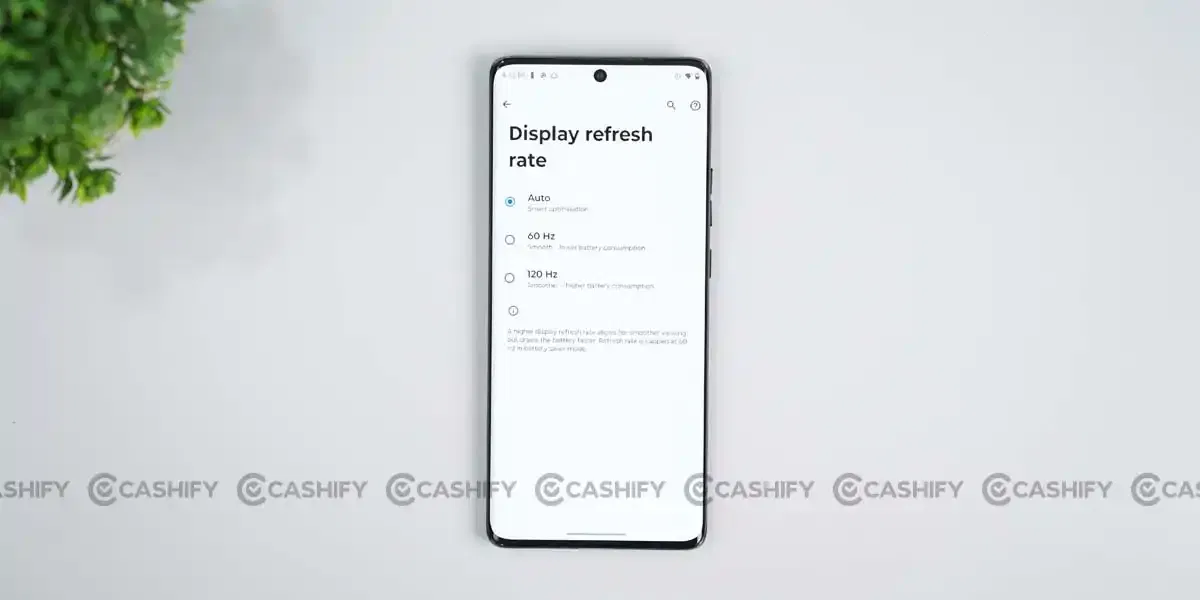 Motorola Moto Edge 50 refresh rate