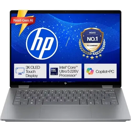 HP OmniBook X Flip 14 fm0099TU C1QV9PA Core Ultra 5 Series 2 16 GB 1 TB SSD Windows 11 8 GB Front