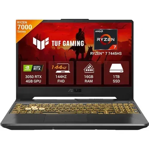 Asus TUF Gaming A15 FA506NCG HN200WS AMD Hexa Core Ryzen 7 16 GB 512 GB SSD Windows 11 4 GB Front