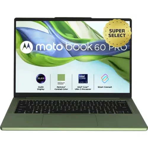 Motorola Moto Book 60 Pro 14IAH101 (83NY0008IN) (Core Ultra 5 (Series 2)/16 GB/1 TB SSD/Windows 11)