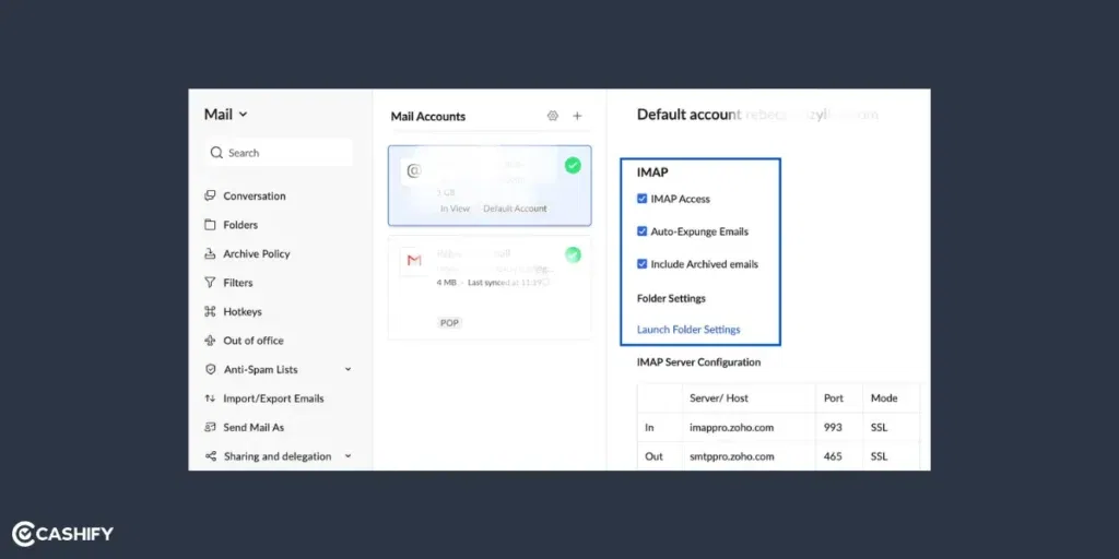 move from Zoho mail to Gmail