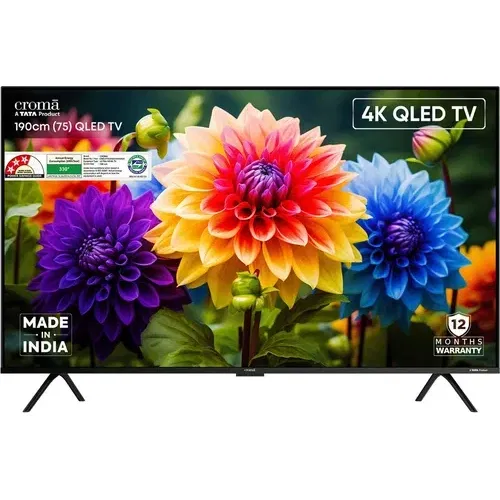 Croma CREL075UGQ331850 75 inch (190 cm) QLED 4K Front