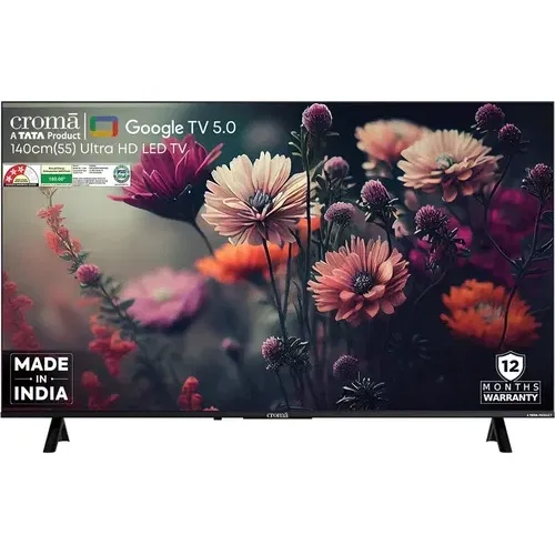 Croma CREL055UGL333850 55 inch (139 cm) LED 4K Front