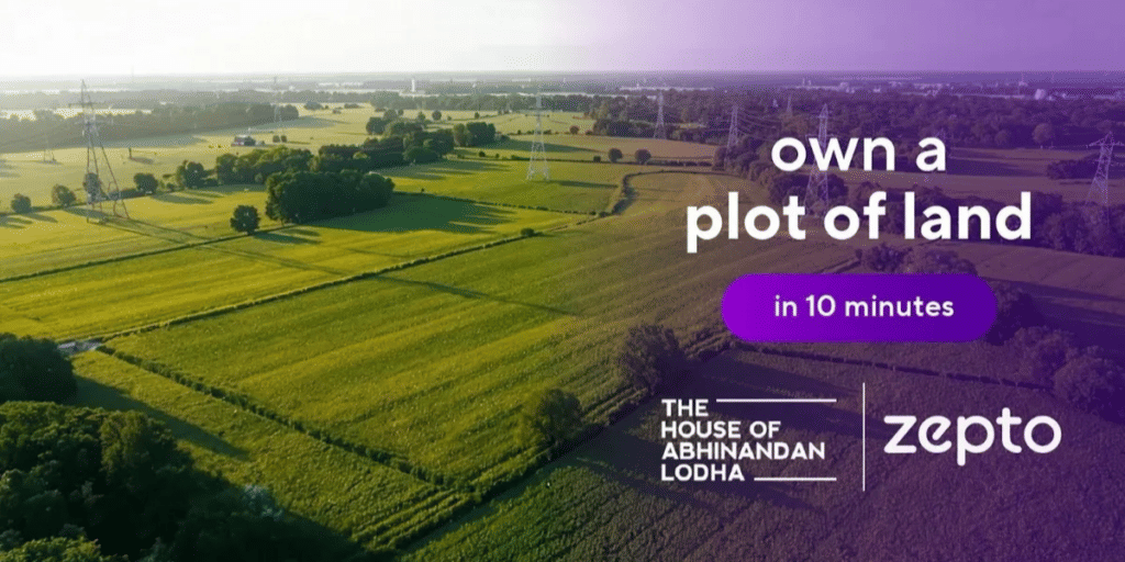 Own a land plot in 10 minutes with Zepto