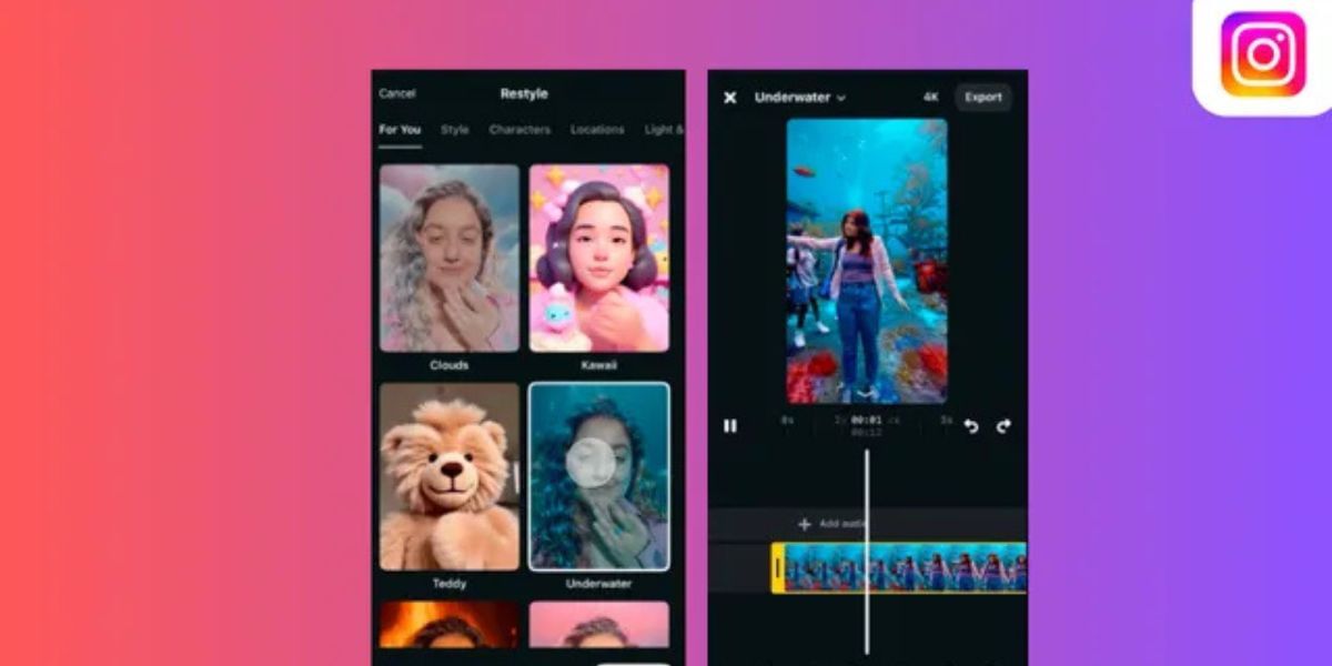 Instagram Launches AI-Powered Restyle Tools: Transform Stories With Magic
