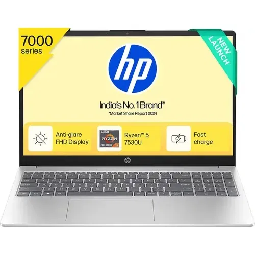 HP 15 fc0703AU C9EZ5PA AMD Hexa Core Ryzen 5 16 GB 512 GB SSD Windows 11 Front