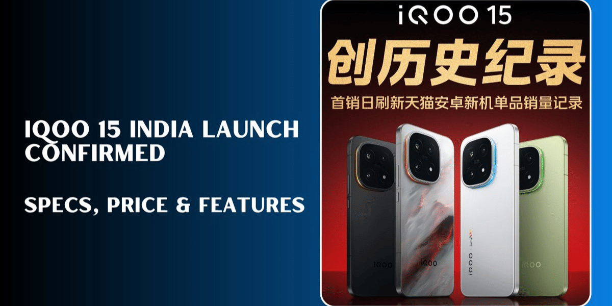 iQOO 15 Release Date India Set For November 26 With Snapdragon 8 Elite Gen 5 Chipset