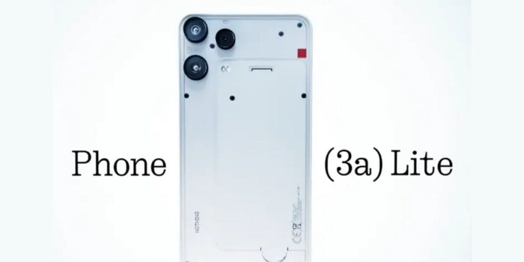 Nothing Phone 3a Lite