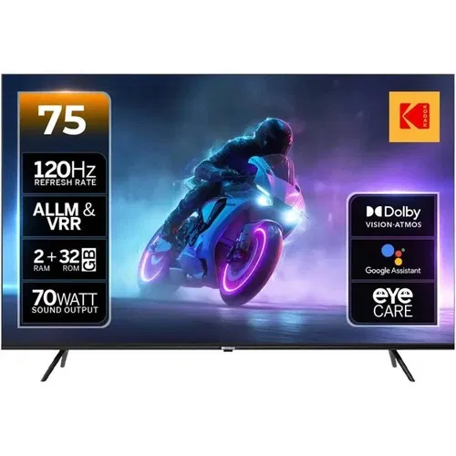Kodak 75MX0019 75 inch (190 cm) QLED 4K Front