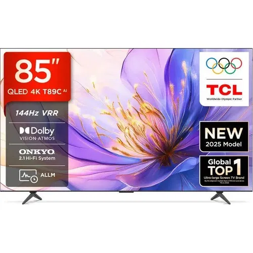 TCL 85T89C 85 inch (215 cm) QLED 4K Front
