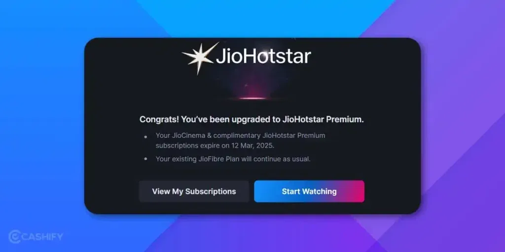 how to get jiohotstar premium plan rs 1
