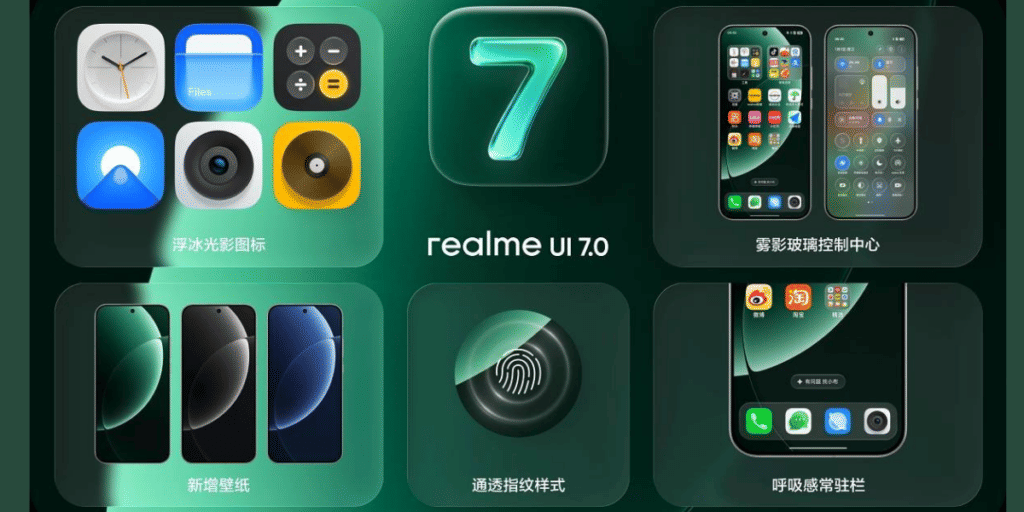 Realme UI 7.0 arrivess for devices with Light Glass Design
