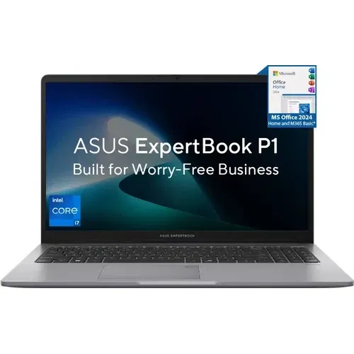 Asus ExpertBook P1 P1503CVA S71076WS Core i7 13th Gen 32 GB 512 GB SSD Windows 11 Front