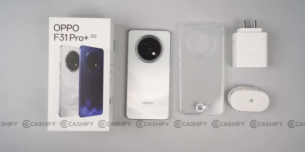 OPPO F31 Pro Plus box in the content