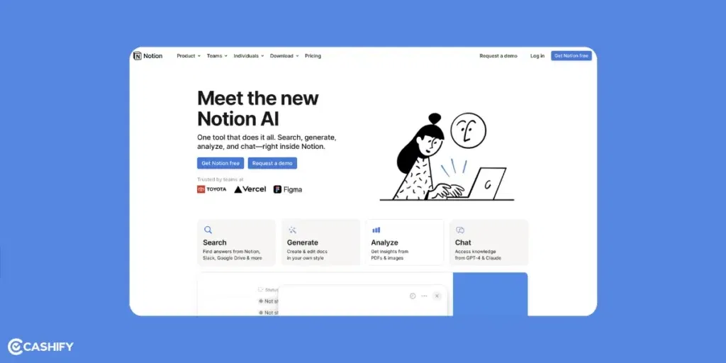 Notion AI, best AI tools for productivity