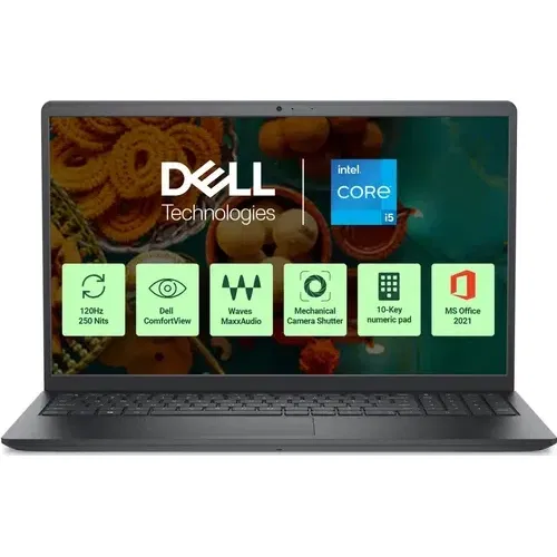 Dell Vostro 3520 VN3520CYGGW001ORB1 Core i5 12th Gen 16 GB 512 GB SSD Windows 11 Front