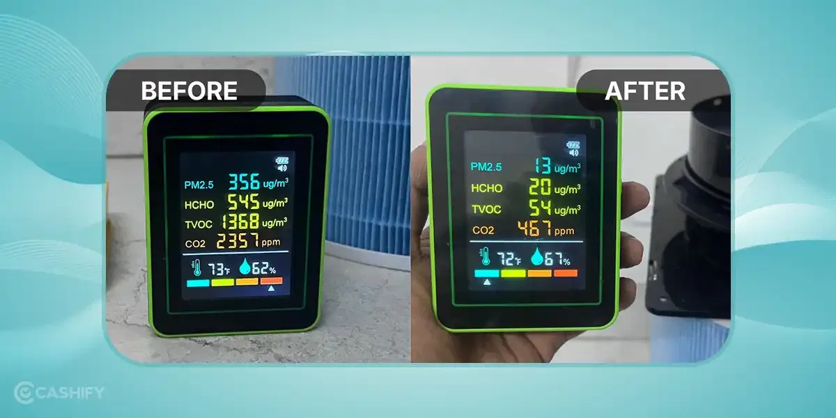 DIY air purifier - PM 2.5 reading