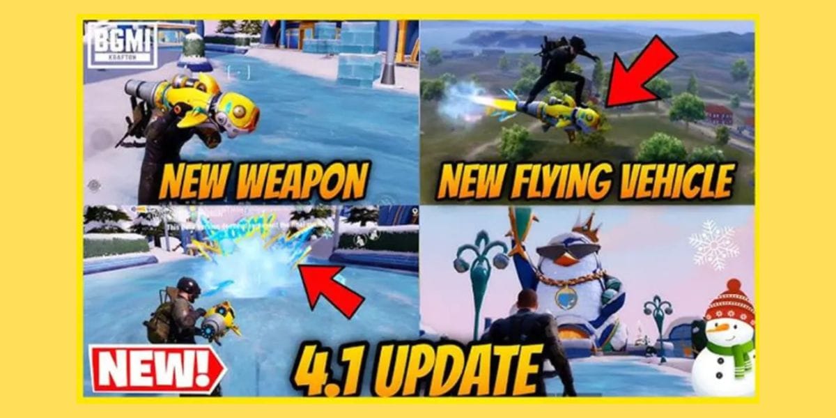 New Weapons In BGMI 4.1 Update Have Launched: See Complete List