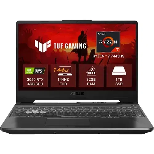 Asus TUF Gaming A16 FA607NUG RL191WS AMD Hexa Core Ryzen 7 32 GB 1 TB SSD Windows 11 6 GB Front