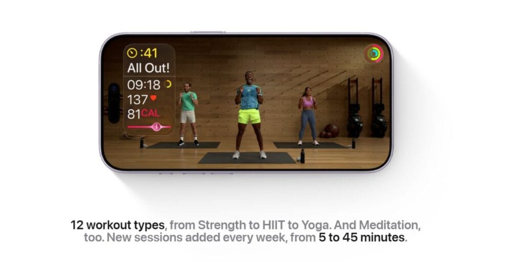 Apple Fitness+ app