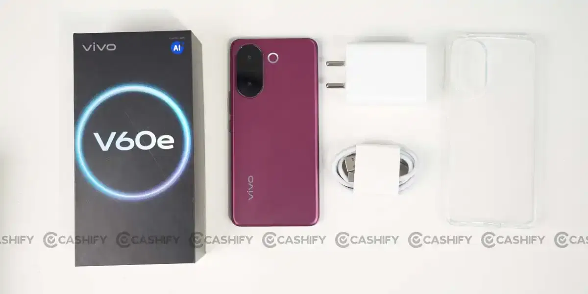 Vivo V60e box content