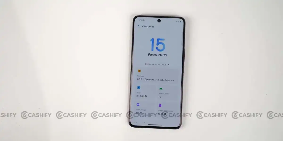 Vivo V60e Funtouch OS15