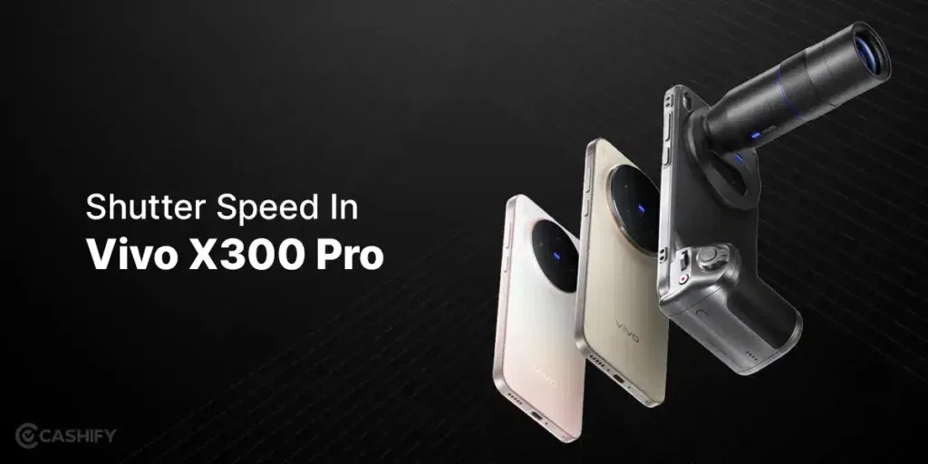 shutter speed in vivo x300 pro