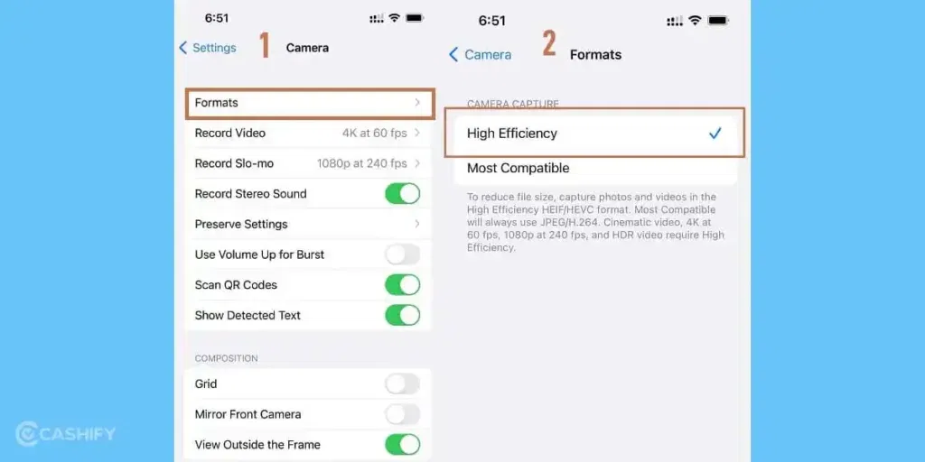 high efficiency on iPhone 17