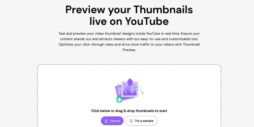 test thumbnails on YouTube