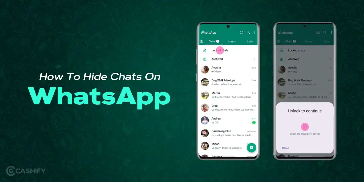 How To Secretly Hide WhatsApp Chats Without Deleting/Archiving Them