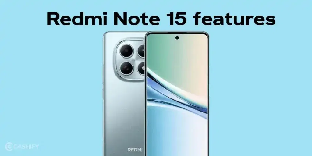 Redmi Note 15 features