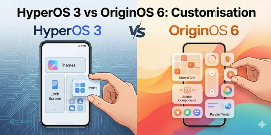 HyperOS 3 vs OriginOS 6: Customisation